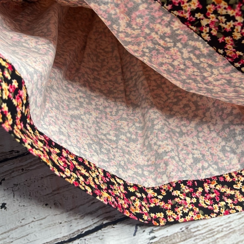 H&M Floral Print Midi Skirt Size 8 - Picture 7 of 10
